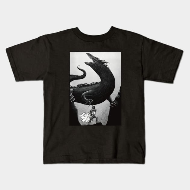 Turin and Glaurung Kids T-Shirt by Cheapheat